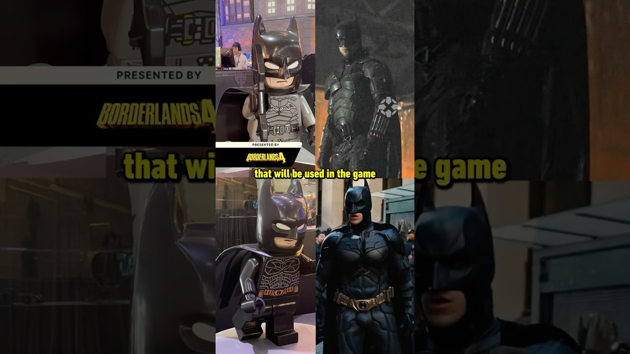 Fans are playing the LEGO Batman demo surrounded by Easter eggs! Presented by @BorderlandsGame 4.