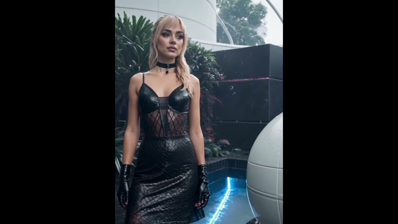 Garden Walk 004A – #model #pretty #fashion #beauty #beautiful #girl #ai #crush #waifu #dress #scifi