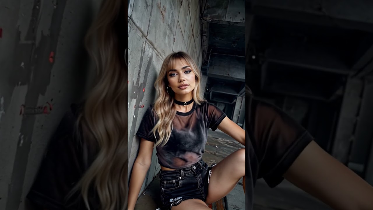 Concrete Lounge 004 – #model #fashion #beauty #beautiful #girl #waifu #crush #pretty #ai #industrial