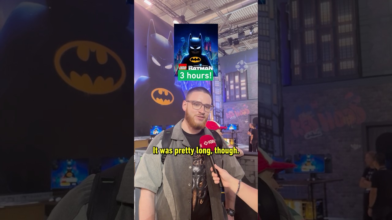 How long would you wait in line to play an unreleased game? #gamescom2025 #ign #gaming #demo #line