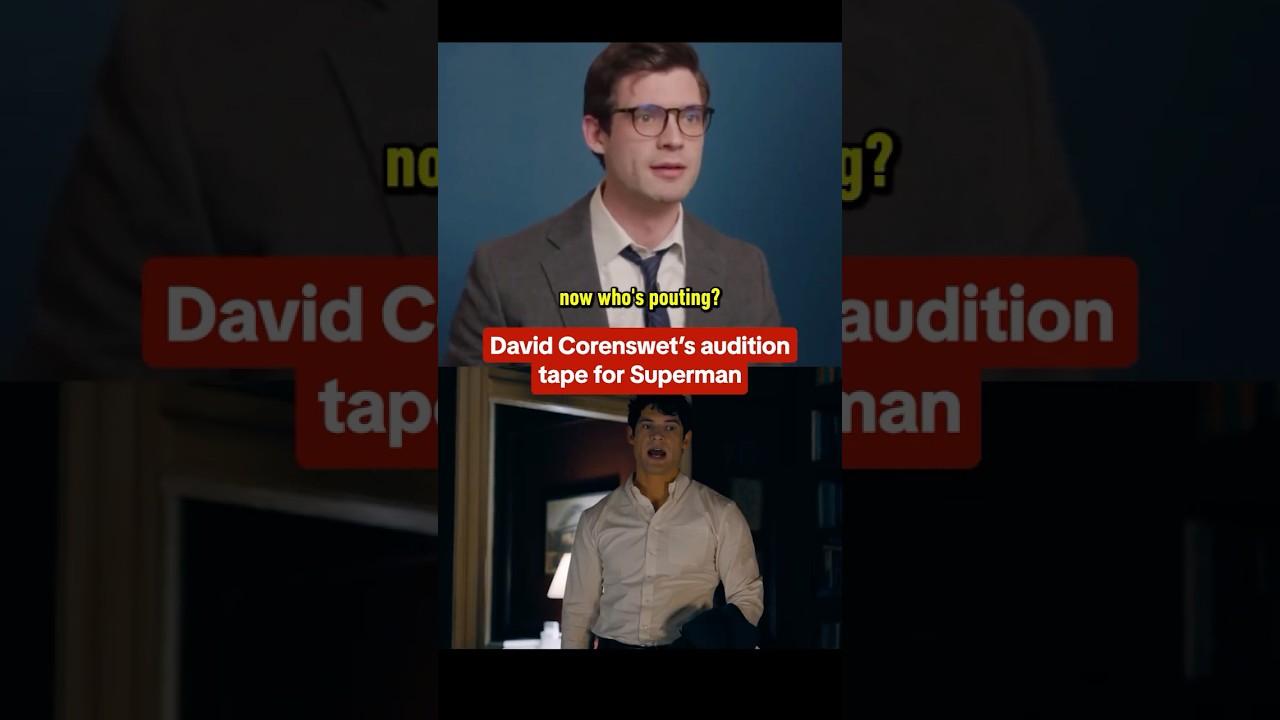 David Corenswet’s audition tape for Superman included the argument at Lois’ apartment! #superman