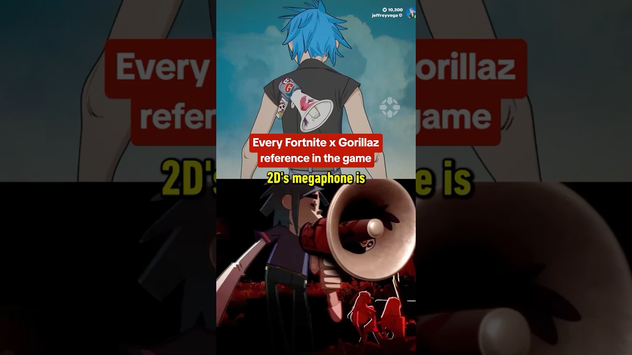 Every Fortnite x Gorillaz item references a piece of Gorillaz lore! #fortnite #gorillaz #ign #music