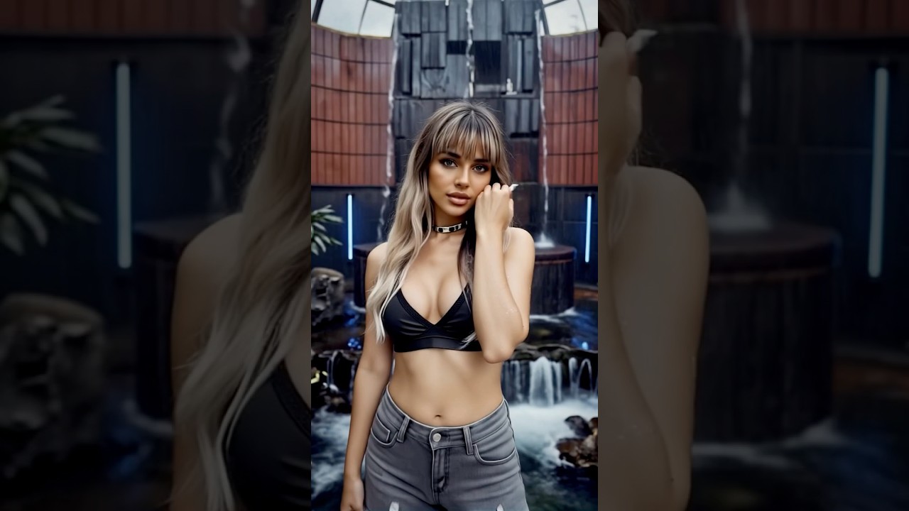 Garden Walk 002A – #model #pretty #fashion #beauty #beautiful #girl #ai #crush #waifu #blonde #scifi