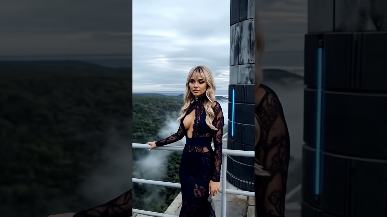 Signal Tower 002 – #model #fashion #beauty #beautiful #girl #waifu #crush #pretty #ai #lace #dress