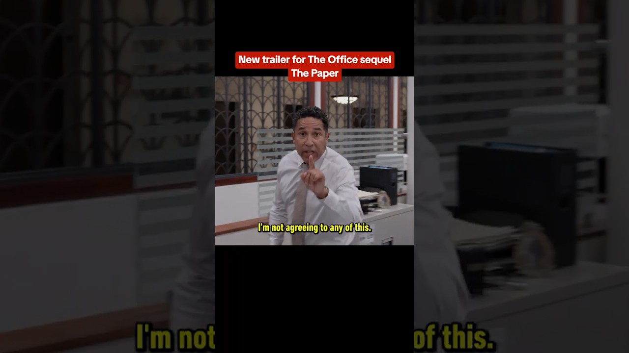 Oscar from The Office is BACK in the new trailer for The Paper. #thepaper #theoffice #peacock #paper