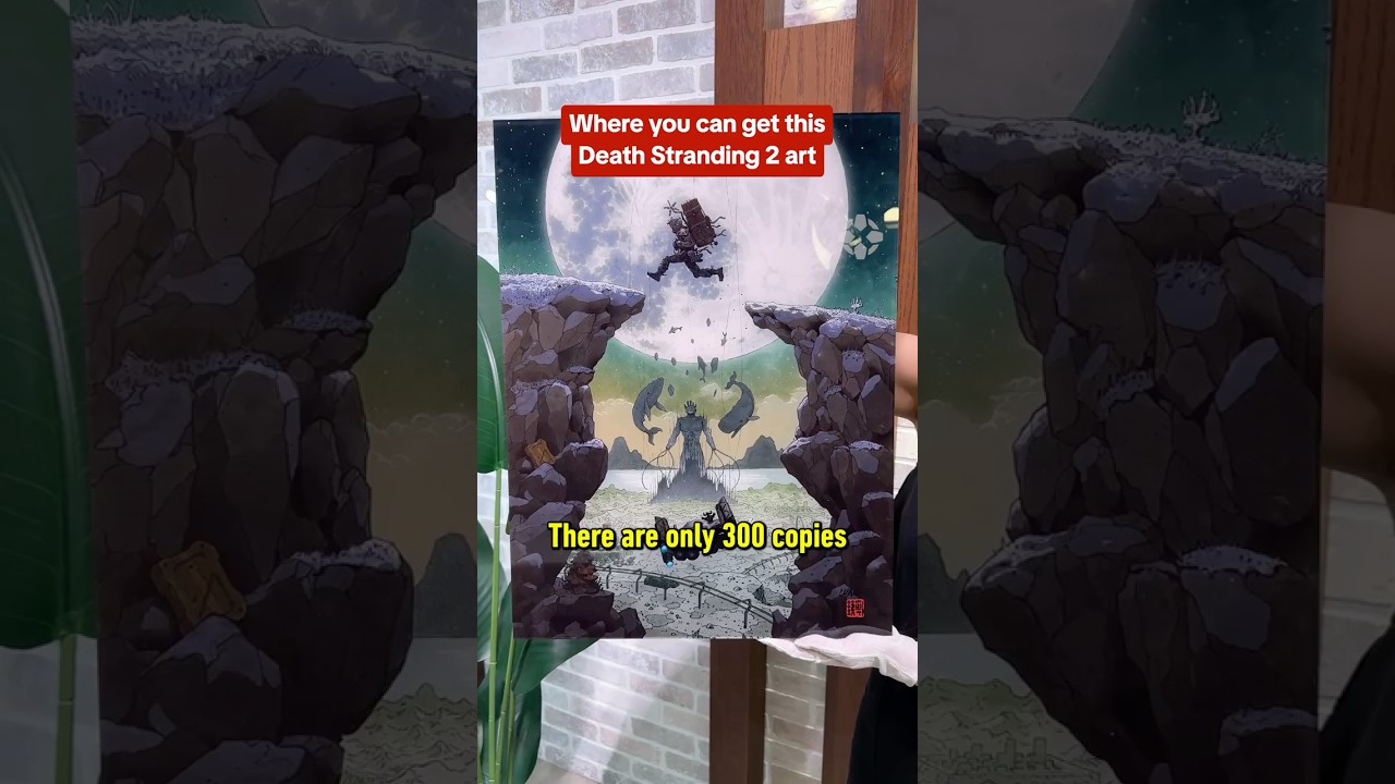 This Death Stranding 2 print is a work of art and there are only 300 copies! #ign #deathstranding2