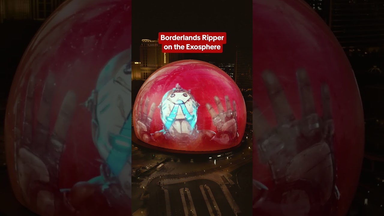 Borderlands 4 Rippers on the Exosphere in Las Vegas. Presented by @BorderlandsGame