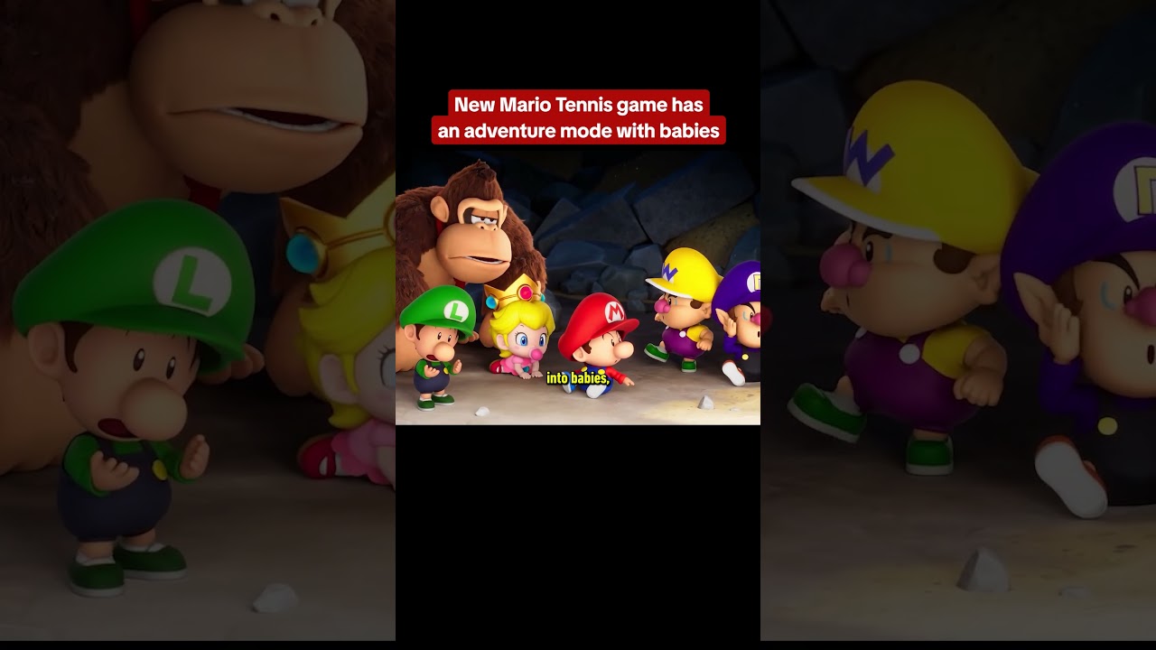 Mario Tennis is BACK with an adventure mode