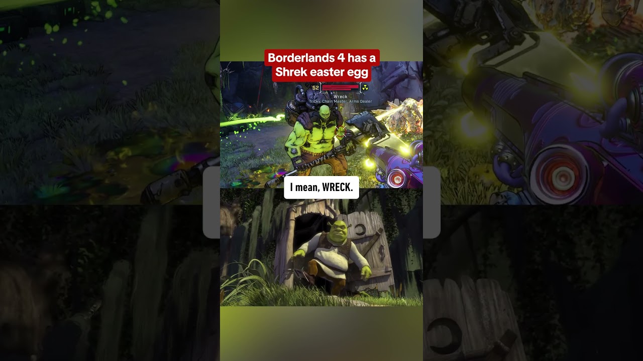 Shrek ❌ Wreck ✅ Donkey ❌ Burro ✅ Borderlands 4 has a Shrek easter egg! #borderlands4 #shrek #gaming