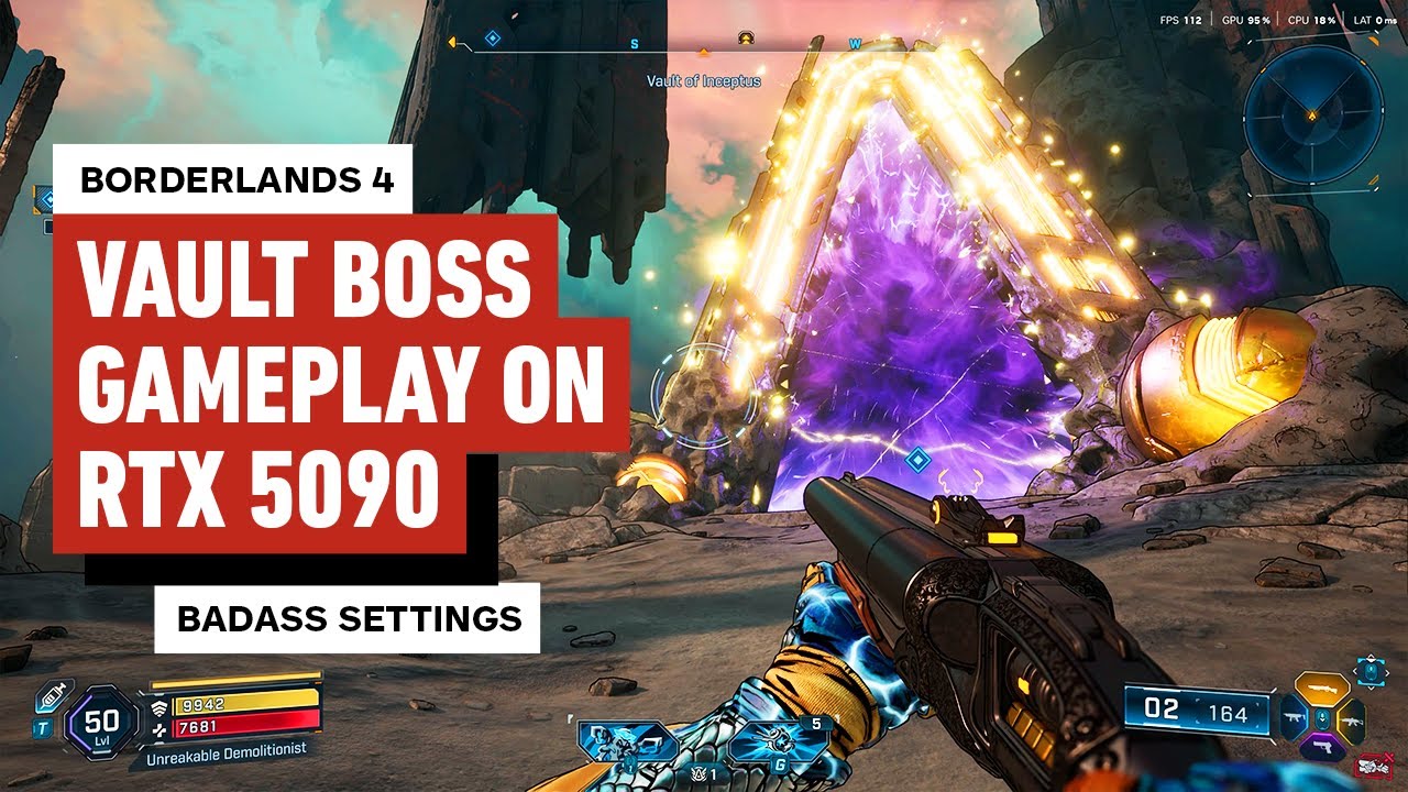 Borderlands 4 Vault Boss Gameplay on RTX 5090 – 4K, Max Settings