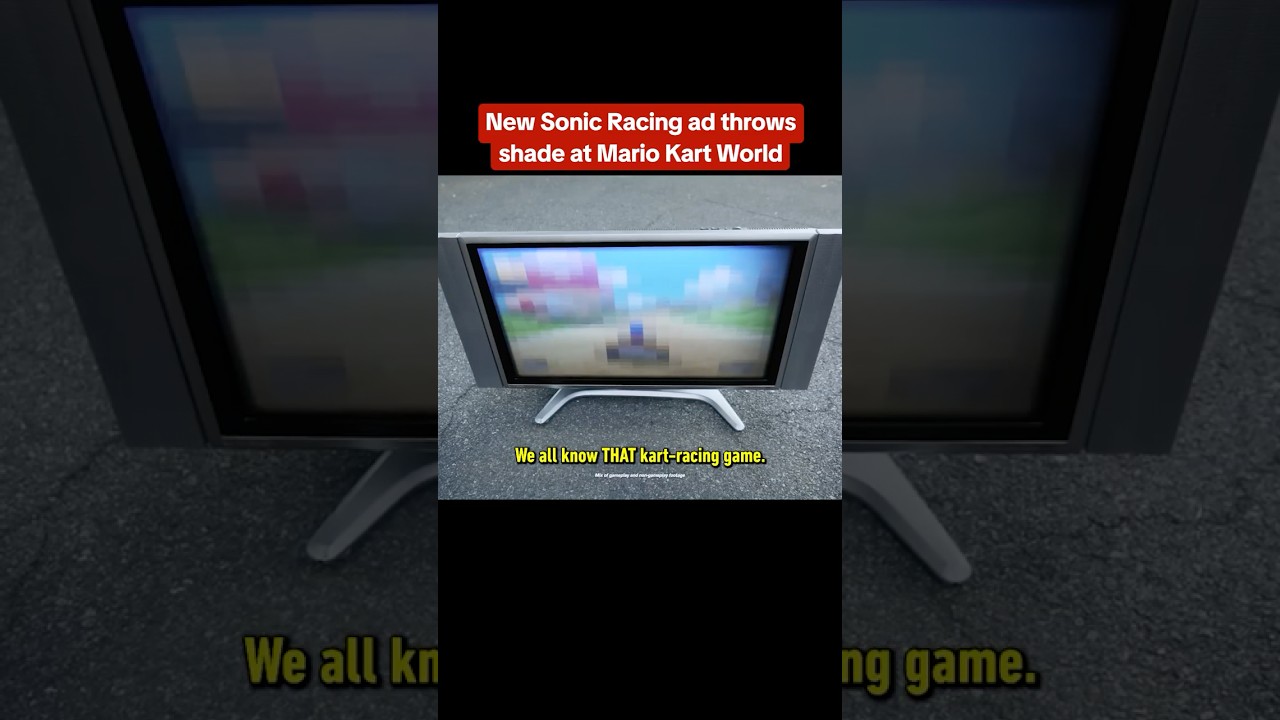 “SEGA does what Nintendon’t” … Sonic Racing is throwing shade at Mario Kart World! #sonic #racing