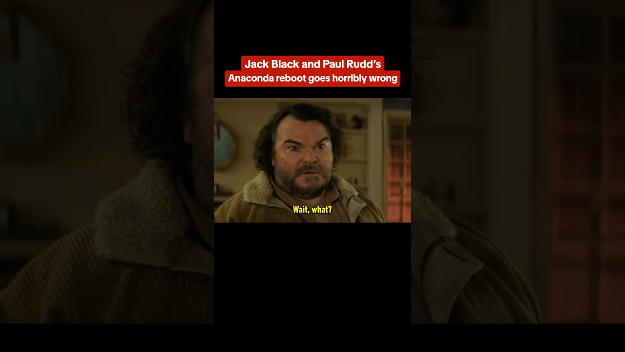 MY ANACONDA DON’T! Jack Black & Paul Rudd try to reboot Anaconda in the Anaconda reboot! #movie