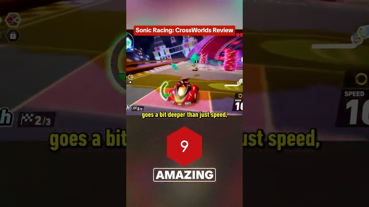 Sonic Racing: CrossWorlds is a 9/10 on the IGN scale – it’s AMAZING! #sonic #racing #ign #review