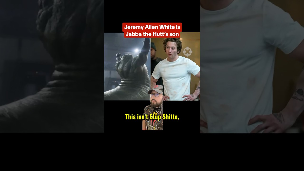 Who is Jeremy Allen White’s Rotta the Hutt in The Mandalorian and Grogu trailer? #starwars #movie