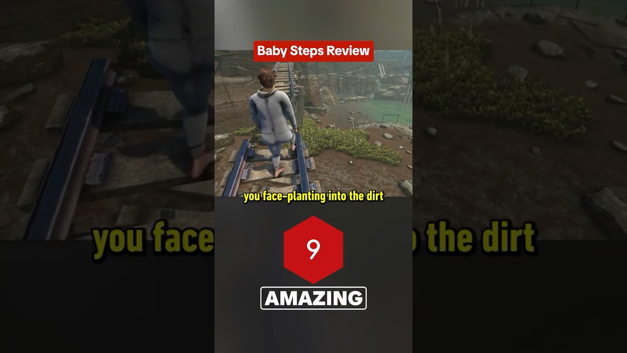 We gave Baby Steps a 9/10! If you like a good laugh or just hate yourself, then play this game! #ign