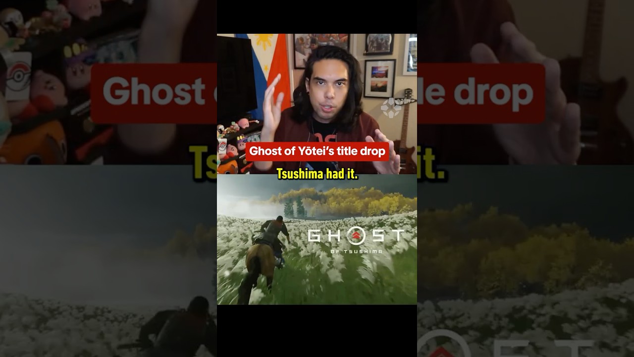 Ghost of Tsushima has an iconic title drop and Ghost of Yotei is no different. #ps5 #yotei #tsushima