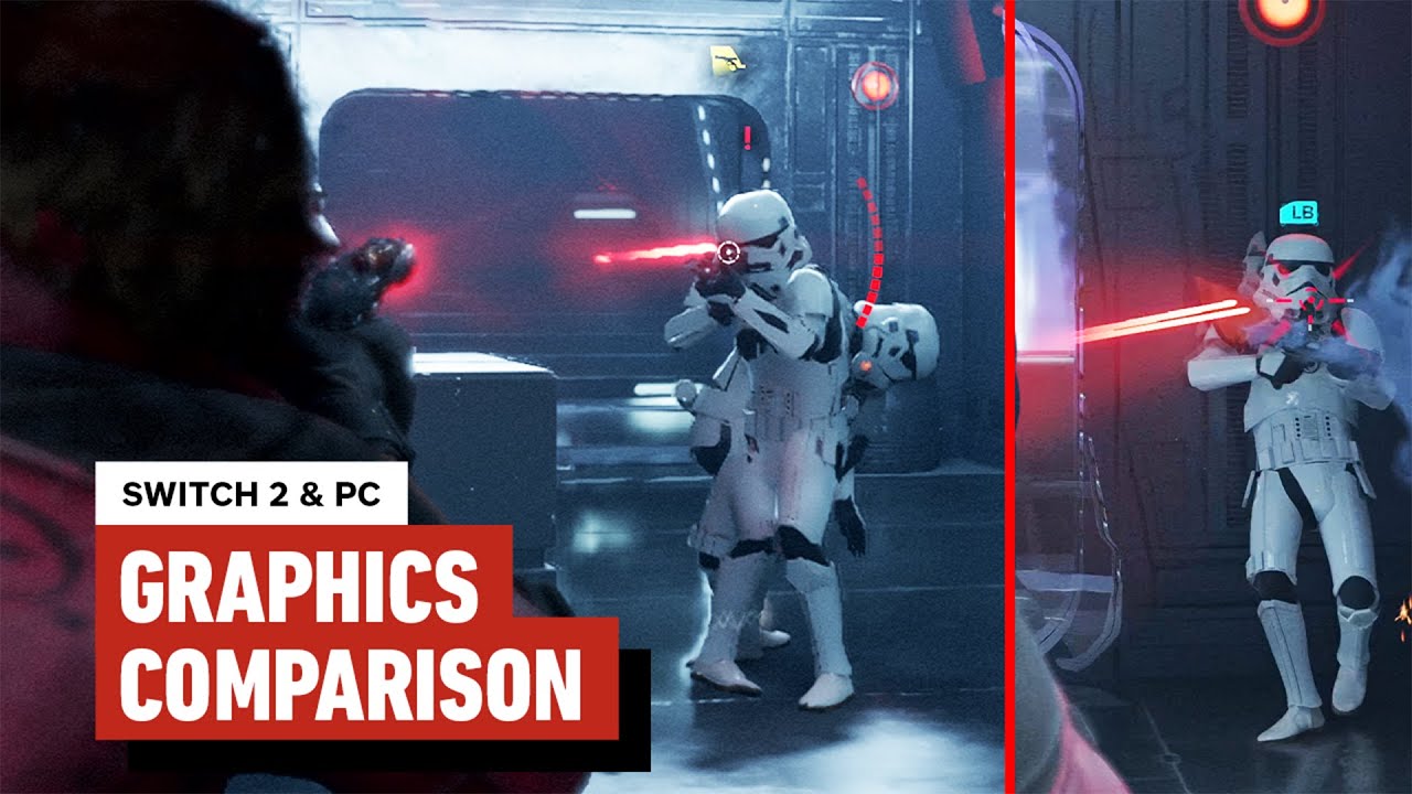 Star Wars Outlaws – Nintendo Switch 2 & PC Graphics Comparison