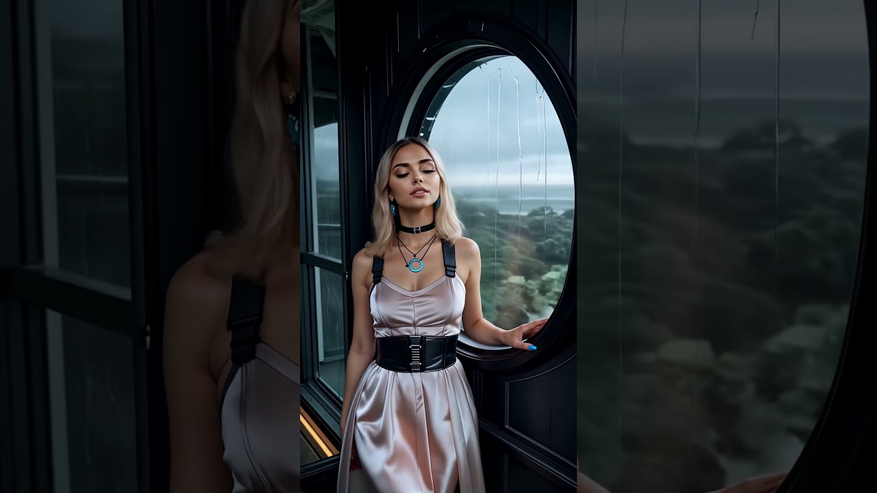 Observation Deck 012A #model #beautiful #girl #crush #fashion #luxury #scifi #dress #cyberpunk #fyp