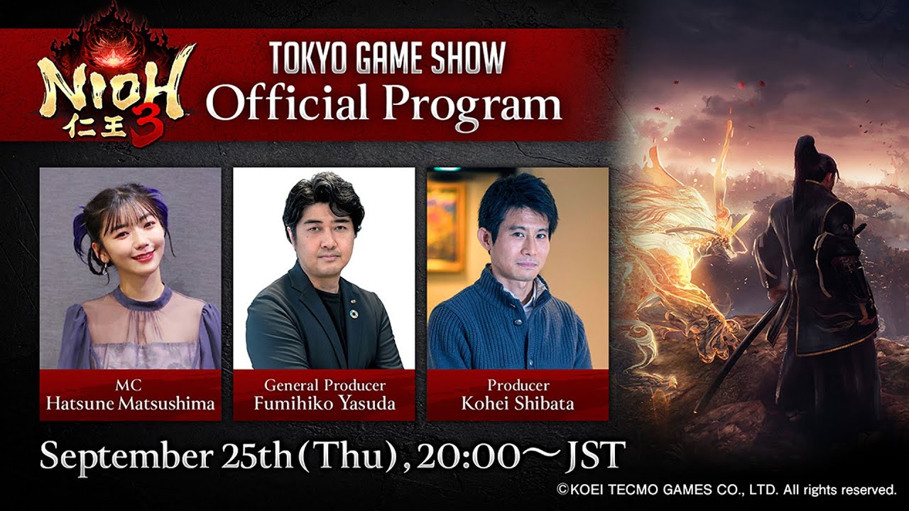 Nioh 3 TGS Official Program Livestream