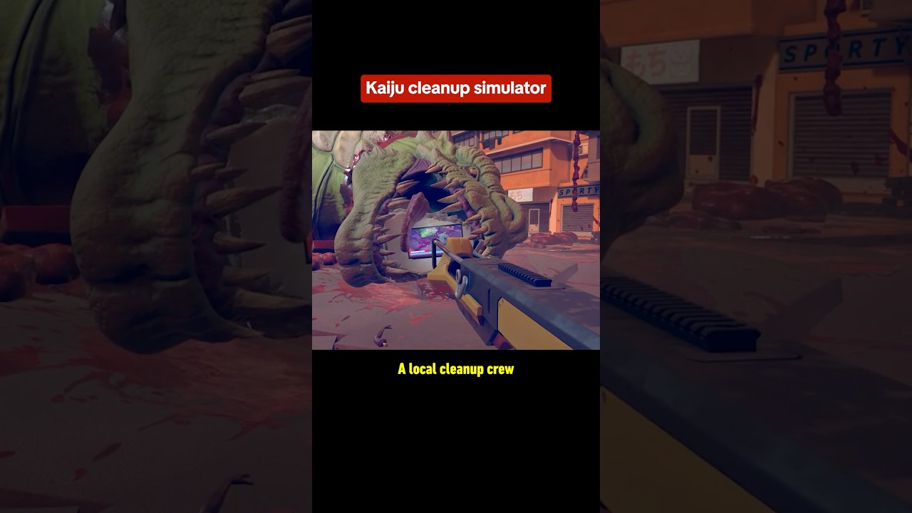 Kaiju Cleanup is a new simulator game where you go clean up dead monsters. #kaijucleanup #simulator