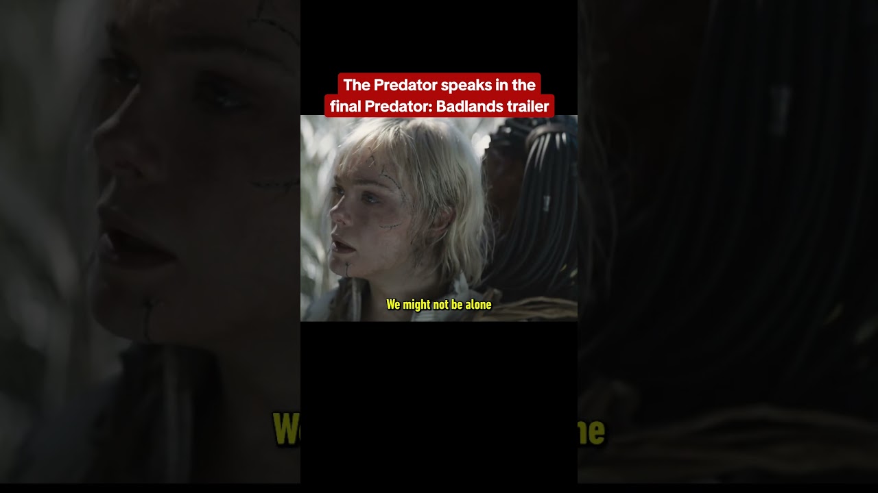 Predator SPEAKS in Predator: Badlands
