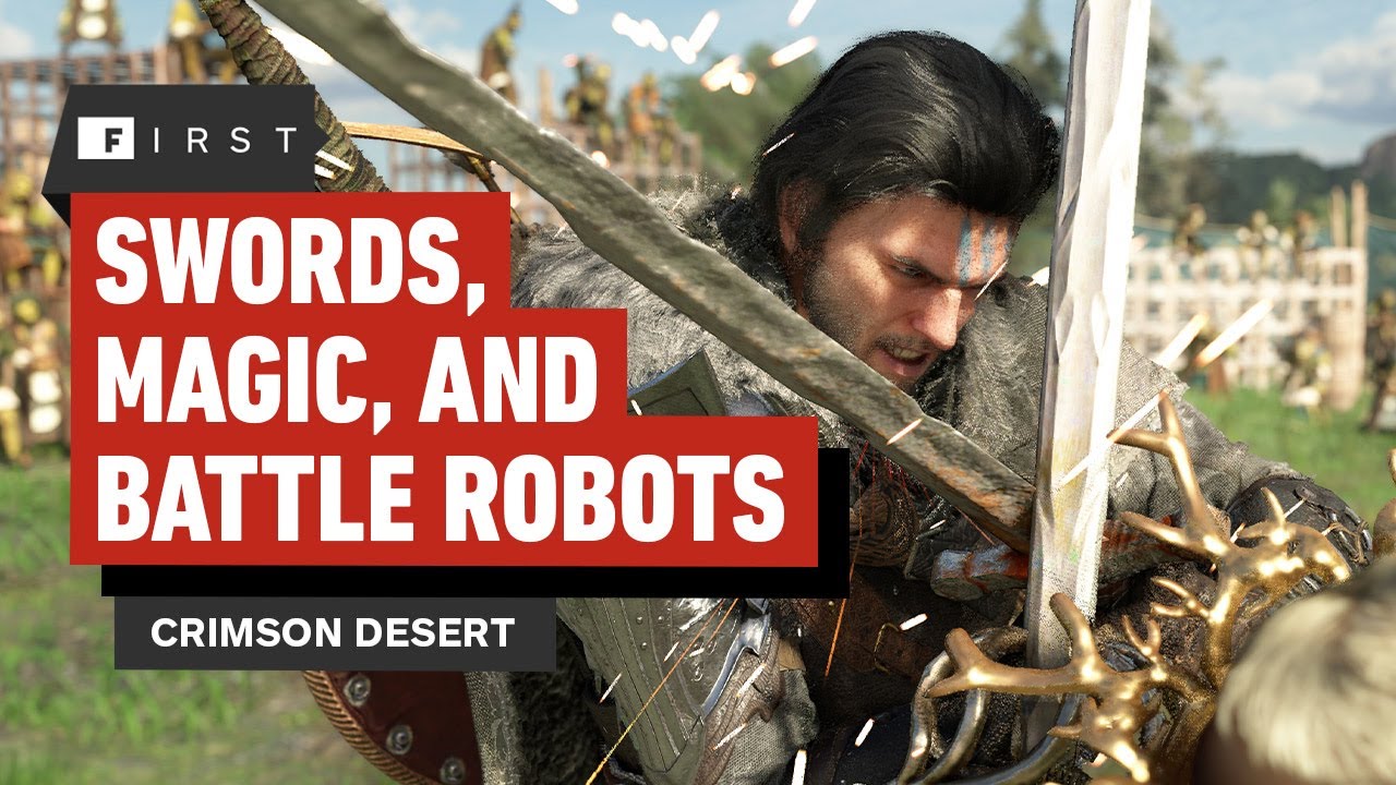 Swords, Magic, and Battle Robots: Crimson Desert’s Combat Explained – IGN First