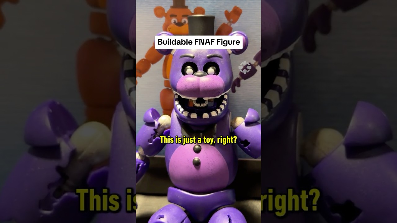 With this FNAF set, build Classic Freddy or Shadow Freddy on ENDO-1. Presented by @jazwares #fnaf​