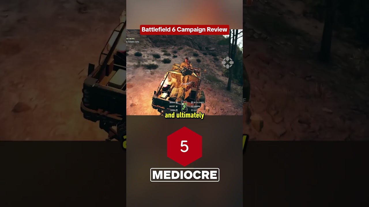 Battlefield 6’s campaign is mediocre. Presented by @20thCenturyStudios