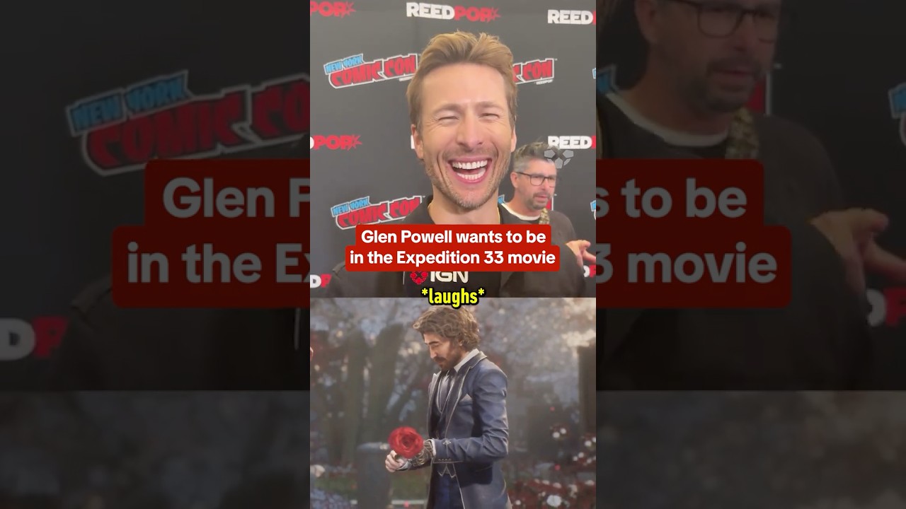 Which character should Glen Powell play in the Clair Obscur: Expedition 33 movie? #ign #glenpowell