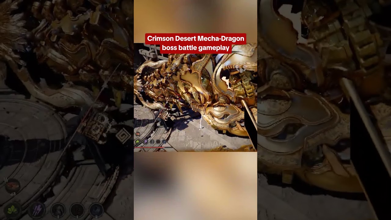 Crimson Desert Boss Fight Gameplay