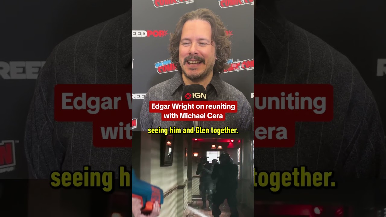 The Running Man is a mini Scott Pilgrim reunion! #nycc