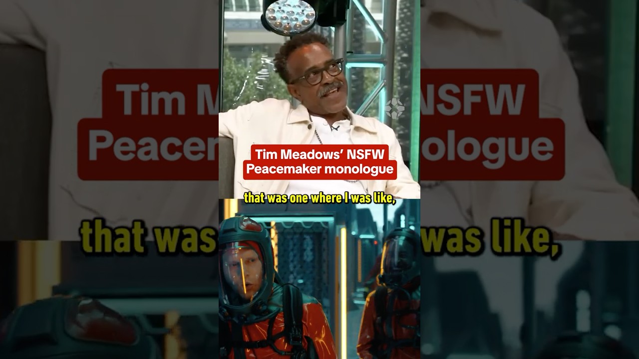 Tim Meadows laughed a lot during his Peacemaker finale monologue! #peacemaker #timmeadows #dc #ign