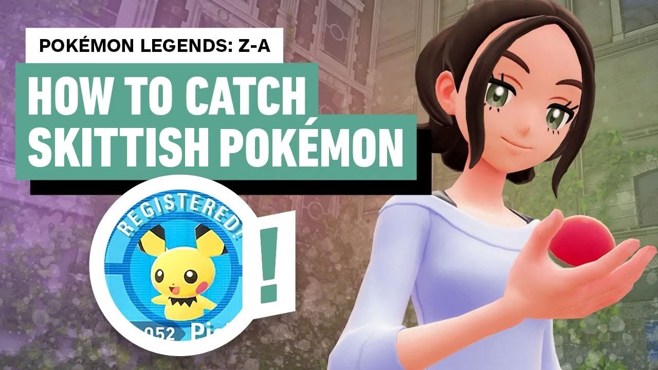 Pokemon Legends: Z-A: How to Catch Pichu (and Pokemon That Run Away)