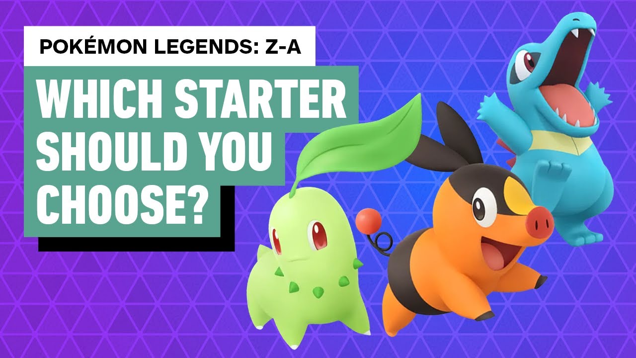 Pokemon Legends: Z-A – Which Starter Should You Choose?