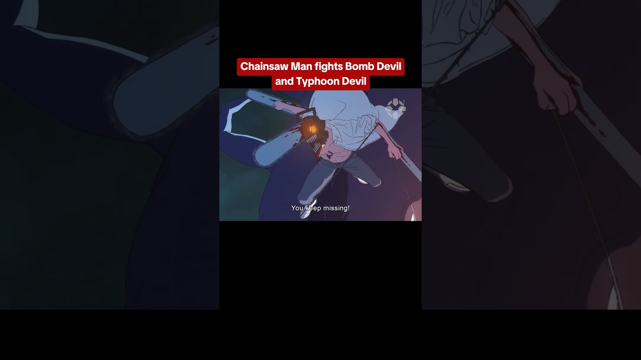Chainsaw Man movie fight scene #ignfanfest