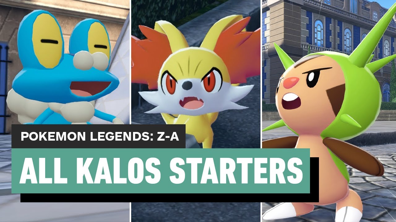 Pokemon Legends: Z-A – How to Get Froakie, Chespin, and Fennekin (X & Y Starters)