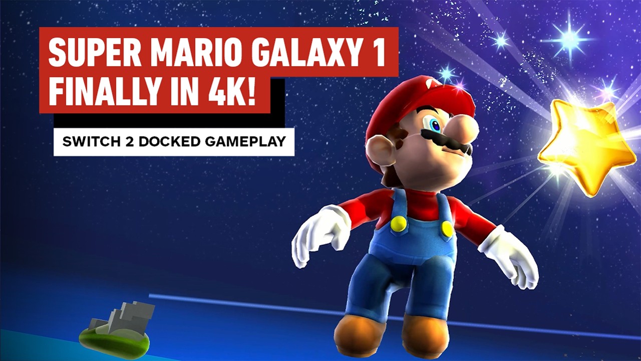 Super Mario Galaxy 1 – Enhanced Switch 2 Gameplay 4K 60FPS