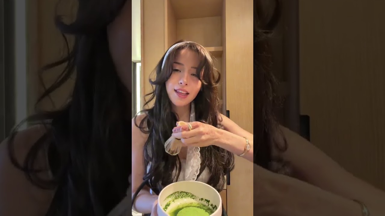 how to make matcha when traveling 🤭🍵✈️
