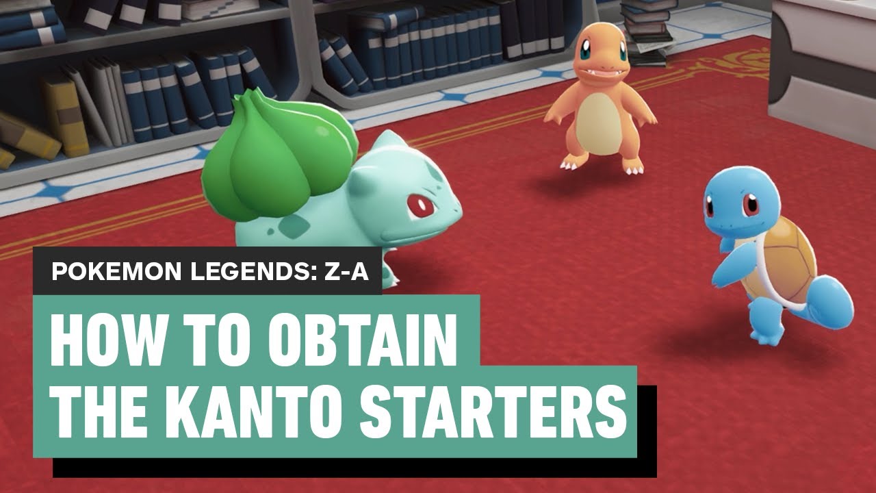Pokemon Legends: Z-A – How to Get a Kanto Starter (Charmander, Bulbasaur, Squirtle)