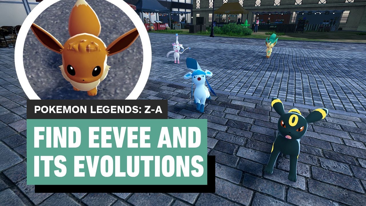 Pokemon Legends: Z-A – Where to Catch Eevee and How to Obtain All Its Evolutions