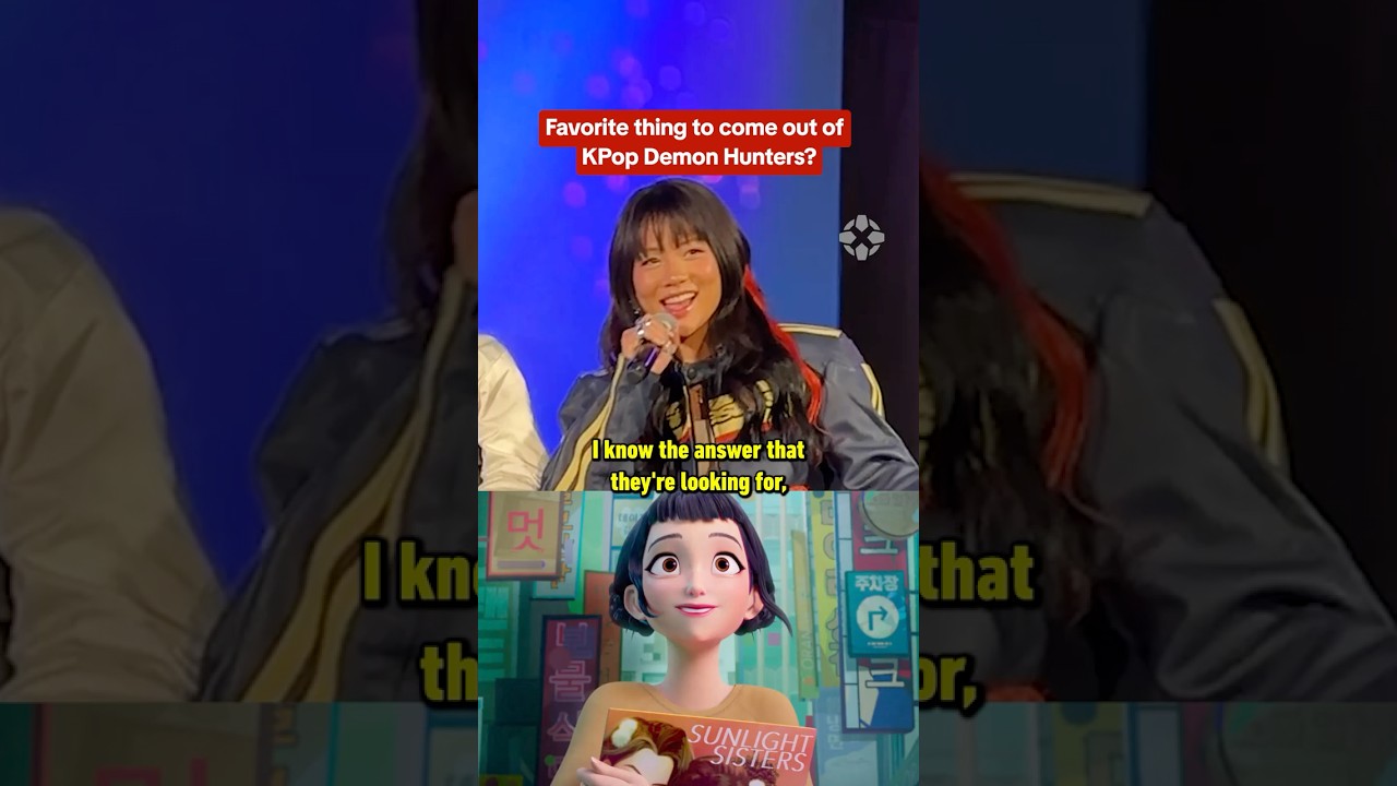 Zoey’s singing voice Rei Ami loves Fortnite and loves all the fan edits of KPop Demon Hunters! #ign