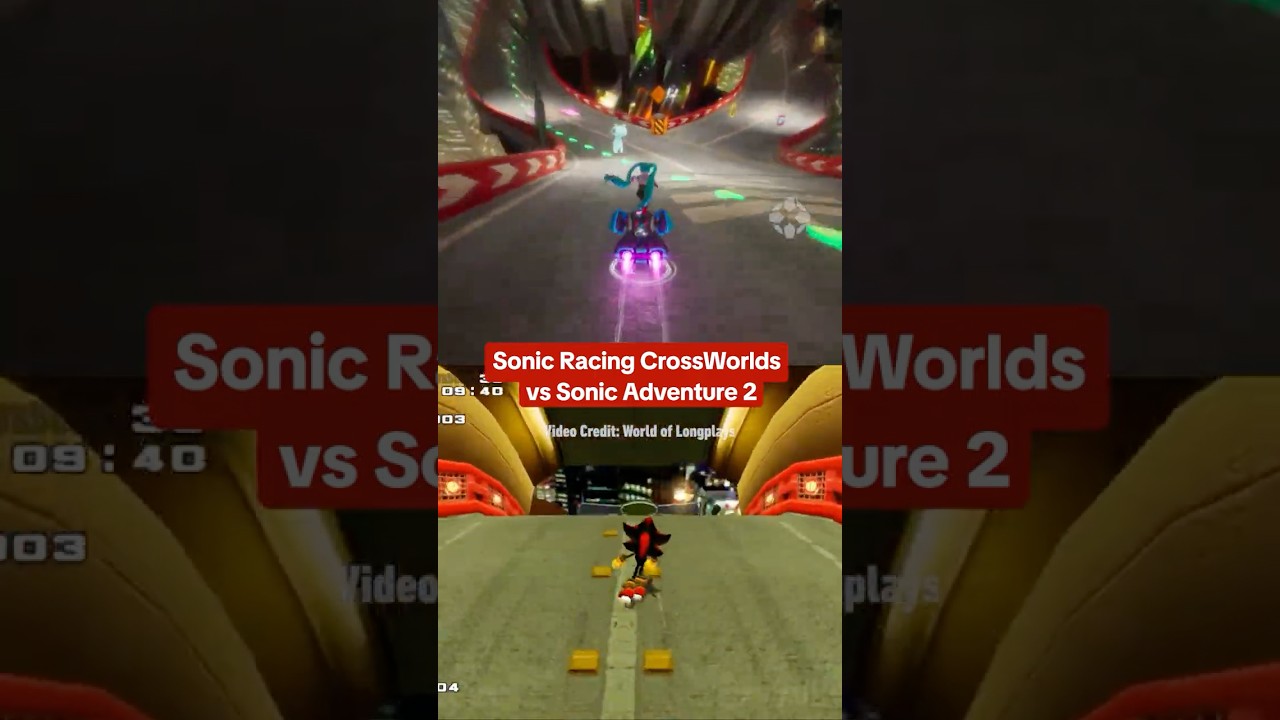Hatsune Miku in Sonic Adventure 2’s Radical Highway. Need we say more? #sonicracingcrossworlds #ign