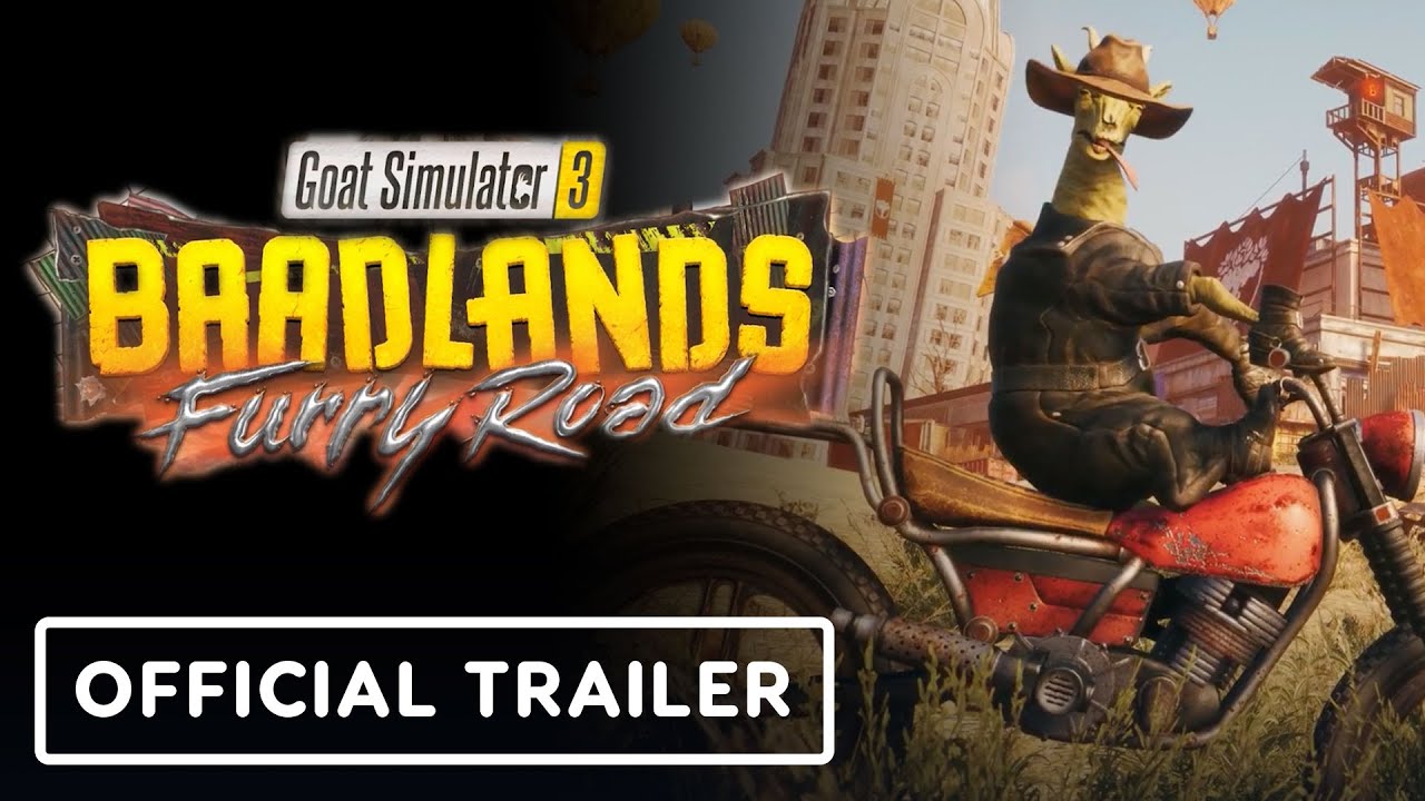 Goat Simulator 3 – Official Baadlands Furry Road DLC Trailer