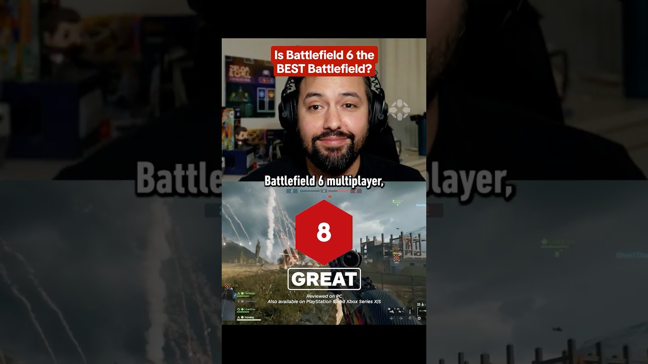 Is Battlefield 6 the BEST Battlefield? We asked our multiplayer reviewer! #battlefield6 #ign #review