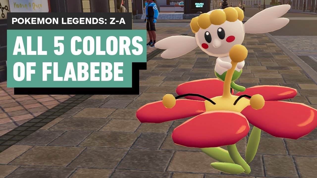 Pokemon Legends: Z-A – Where to Find All 5 Colors of Flabebe (Side Mission 12 Location Guide)