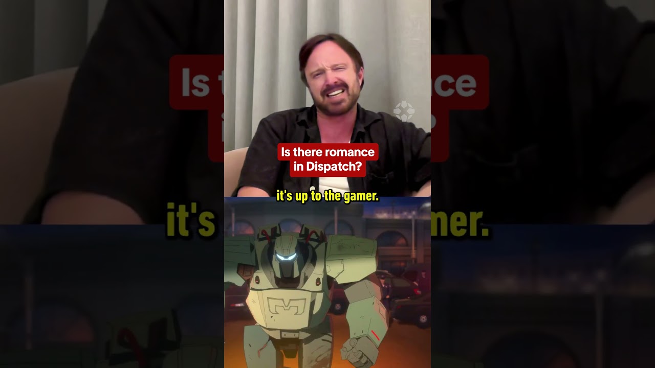 Aaron Paul teases romance in DISPATCH, a new game for PS5/PC! #aaronpaul #dispatch #ign #gaming