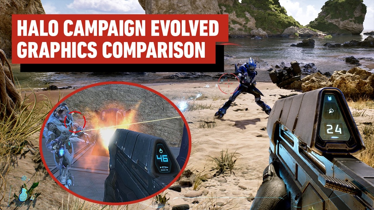 Halo: Campaign Evolved vs Halo Master Chief Collection Graphics Comparison | The Silent Cartographer