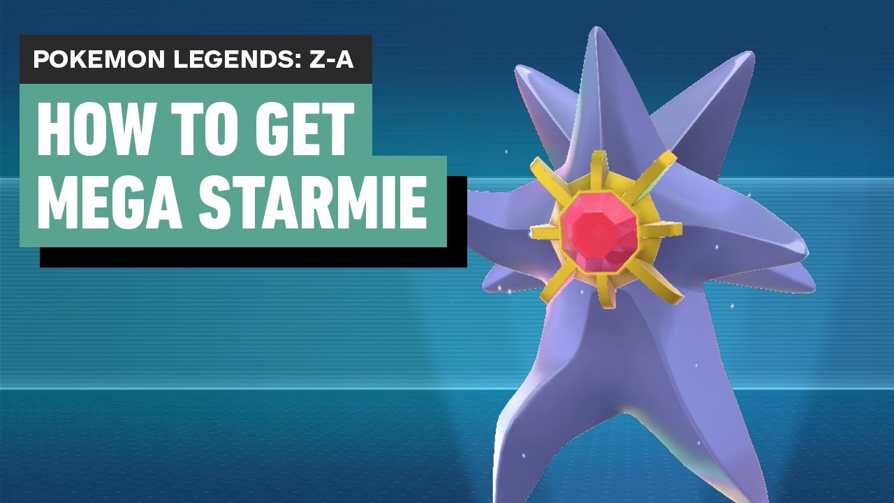 How to Get Mega Starmie in Pokemon Legends: Z-A