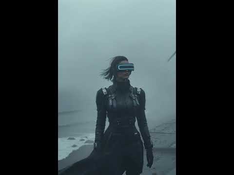 Wind Farm 001 A – #cyberpunk #scifi #model #fashion #beauty #beautiful #girl #brutalism #future #fyp