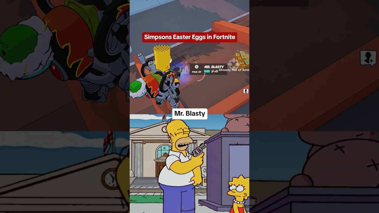 The best Simpsons Easter eggs in Fortnite